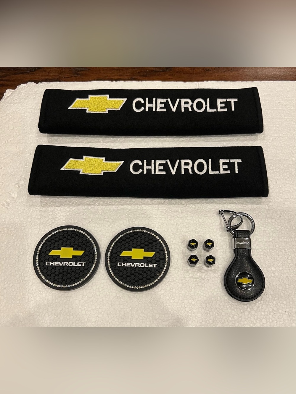CHEVROLET Black & Yellow Accessory Set